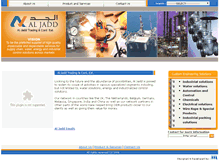Tablet Screenshot of aljadd.com